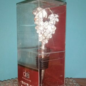 Bling wine bottle stopper